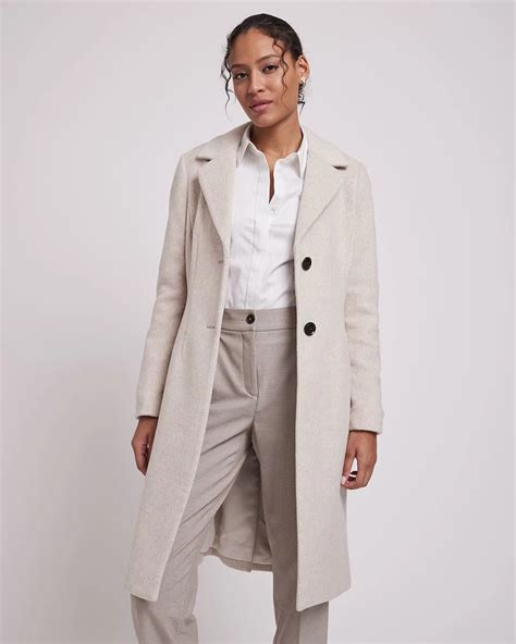 Manteau ajusté en laine (Tor) 